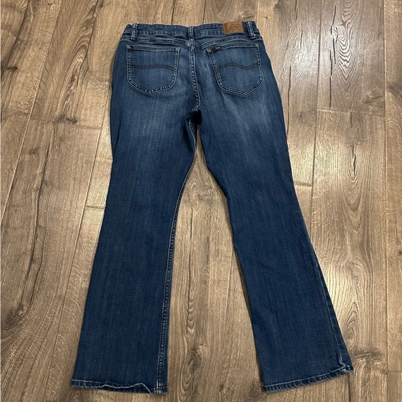 Lee Boot cut Jeans Women's Size 10 P Flared Jeans Mid Rise Cowgirl Western Boho - Picture 6 of 12